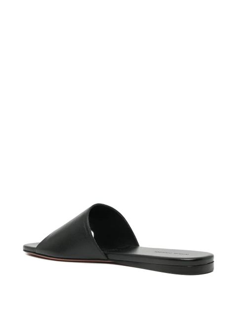 Amina Muaddi Bianca sandals - Black