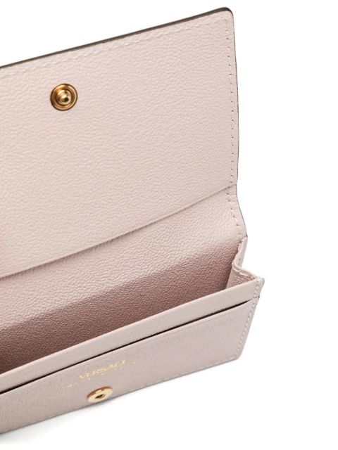 Versace logo-lettering leather wallet - Pink - zdjęcie produktu nr 2