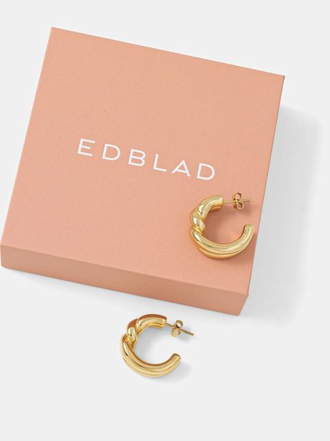 EDBLAD kolczyki pozłacane Twist 127939