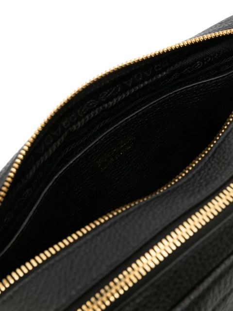 Prada leather cross body bag - Black