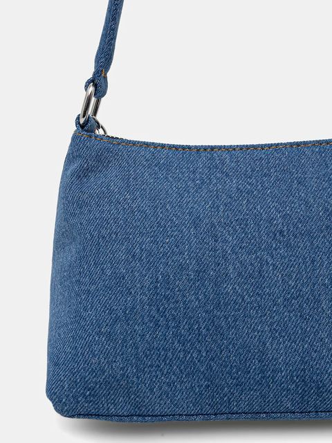 Tommy Jeans torebka jeansowa kolor niebieski AW0AW18575 - zdjęcie produktu nr 2