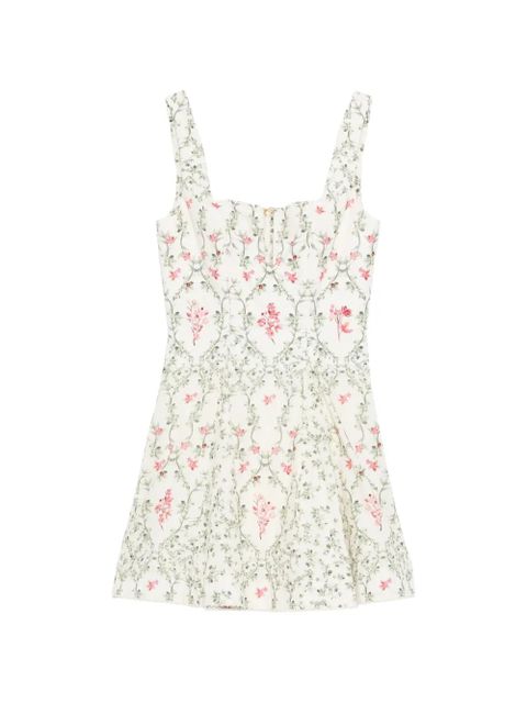 Agua By Agua Bendita floral-print mini dress - Neutrals - zdjęcie produktu nr 1