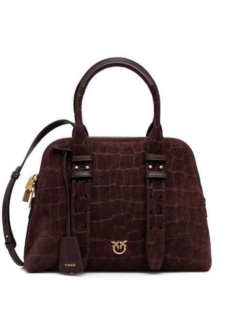 PINKO croc-effect satchel - Brown - zdjęcie produktu nr 1