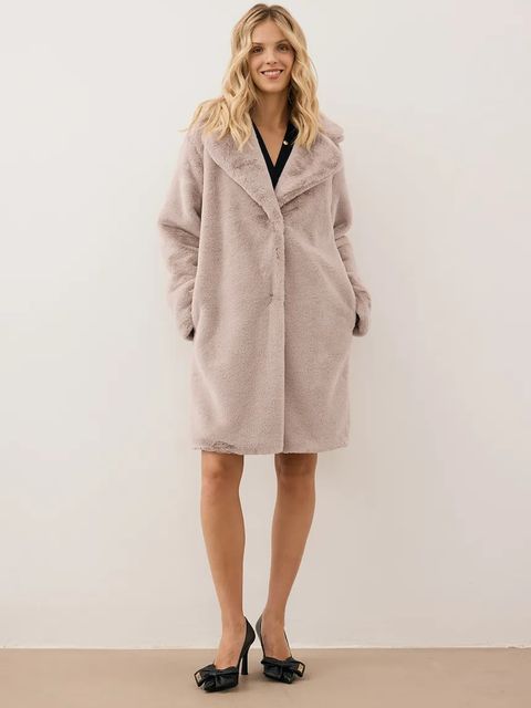 Bizuu płaszcz ROMA kolor beżowy ROMA BEŻOWY - zdjęcie produktu nr 1