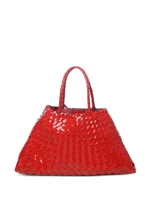 DRAGON DIFFUSION woven tote bag - Red