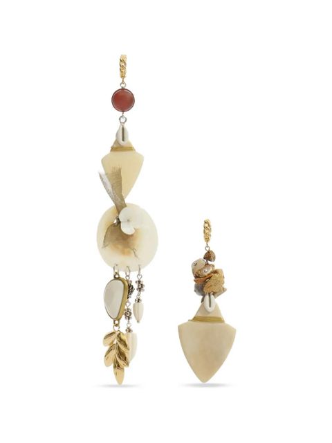 ISABEL MARANT Anna asymmetrical charm earrings - Gold - zdjęcie produktu nr 1