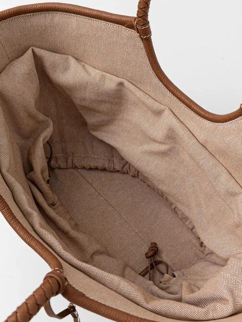 Pedro del Hierro torebka skórzana kolor brązowy 1119572