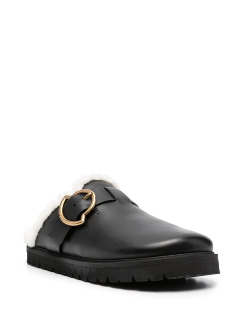 Moncler Bell leather mules - Black - zdjęcie produktu nr 2