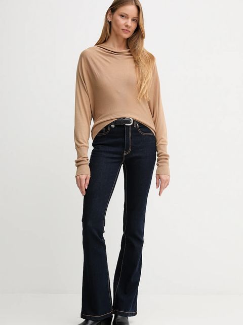 United Colors of Benetton jeansy damskie high waist 4OTADE00F - zdjęcie produktu nr 2