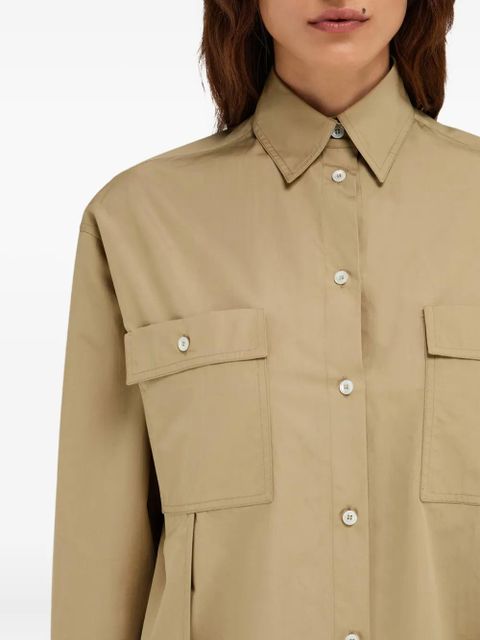 Ferragamo utility shirt - Neutrals