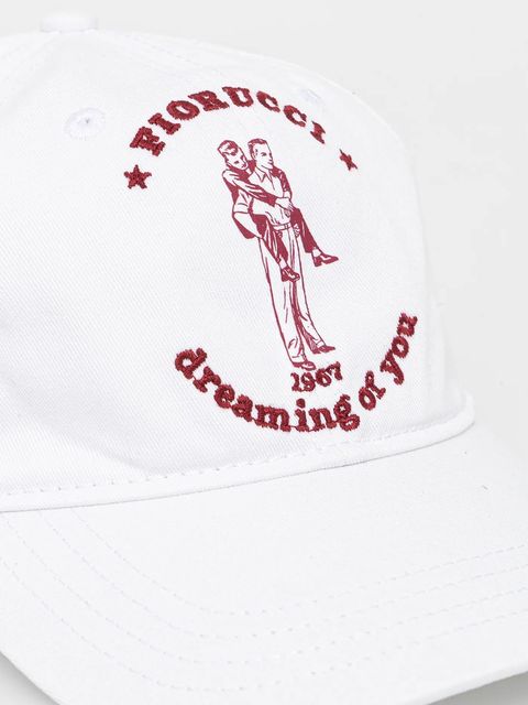 Fiorucci czapka z daszkiem bawełniana White Dreaming of You Baseball Cap