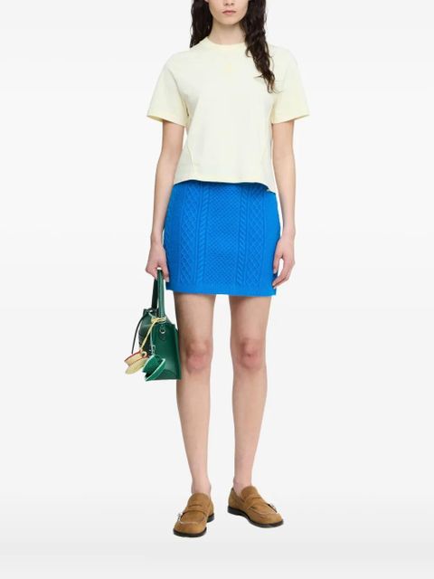 JW Anderson cable-knit mini skirt - Blue - zdjęcie produktu nr 1