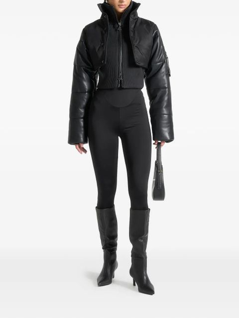 Manière De Voir Lysandra layered puffer jacket - Black - zdjęcie produktu nr 2