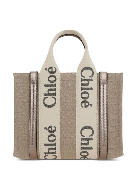 Chloé small Woody tote bag - Neutrals - zdjęcie produktu nr 1