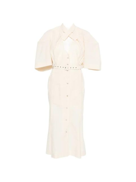 Vivienne Westwood belted loop midi dress - Neutrals - zdjęcie produktu nr 1
