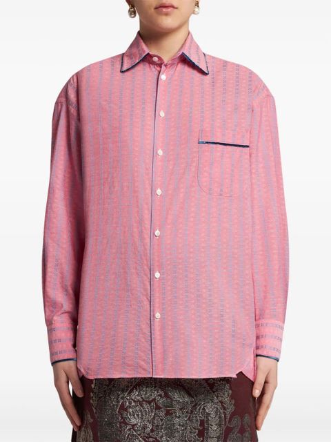 ETRO jacquard shirt - Pink