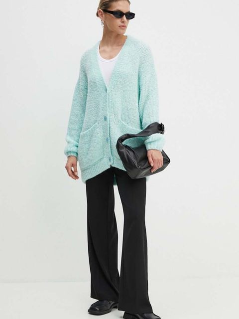 IRO torebka skórzana kolor czarny WF47NOUE