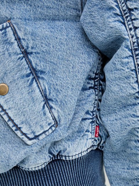 Levi's kurtka bomber jeansowa SCOUT WESTERN