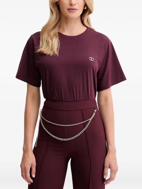 TWINSET appliqué T-shirt - Red - zdjęcie produktu nr 1