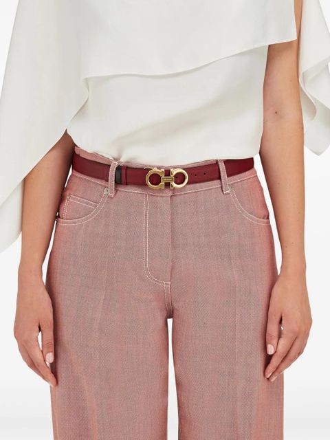 Ferragamo reversible Gancini-buckle belt - Red