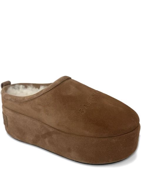 Balenciaga platform flat mules - Brown - zdjęcie produktu nr 1