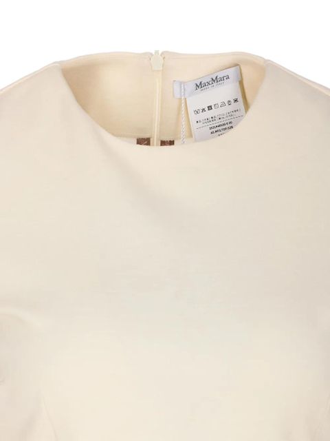 Max Mara Alpino long-sleeved mini dress - Neutrals