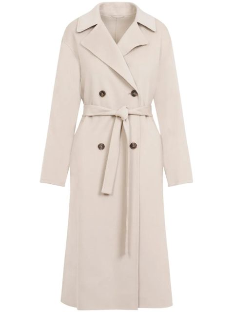 Yves Salomon double-breasted coat - Neutrals - zdjęcie produktu nr 1