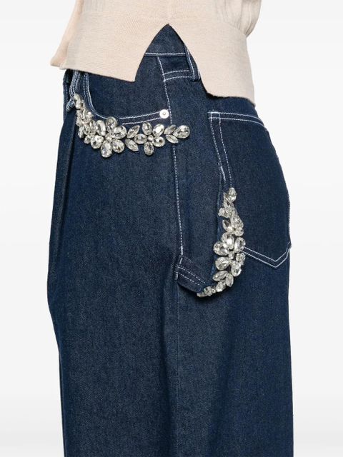 Simone Rocha Wide Puddle jeans - Blue - zdjęcie produktu nr 2