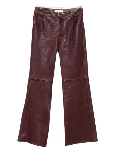 Chloé leather trousers - Red