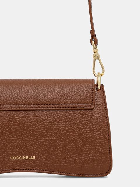 Coccinelle torebka skórzana kolor brązowy E5 SSL 27 01 01