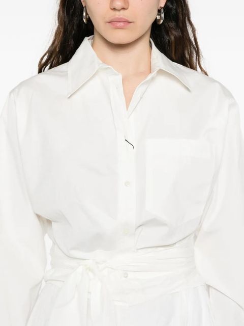 Weekend Max Mara Fresco tie-front shirt - White