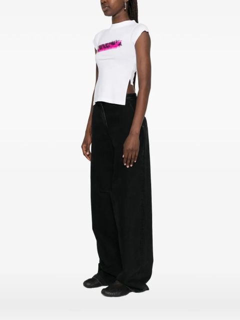 Balenciaga logo-print T-shirt - White