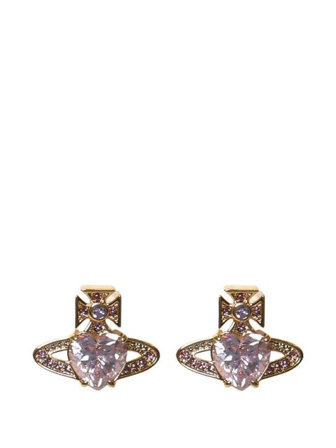 Vivienne Westwood Ariella heart orb earrings - Gold - zdjęcie produktu nr 1