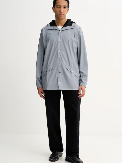 Rains kurtka 12010 Jacket W3 kolor szary przejściowa 12010
