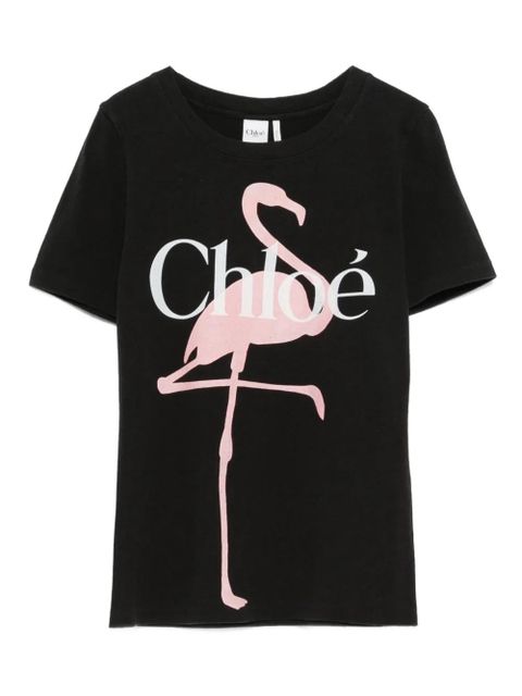Chloé logo-print T-Shirt - Black - zdjęcie produktu nr 1