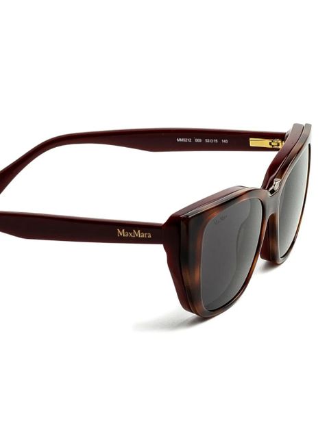 Max Mara cat-eye frame glasses - Brown