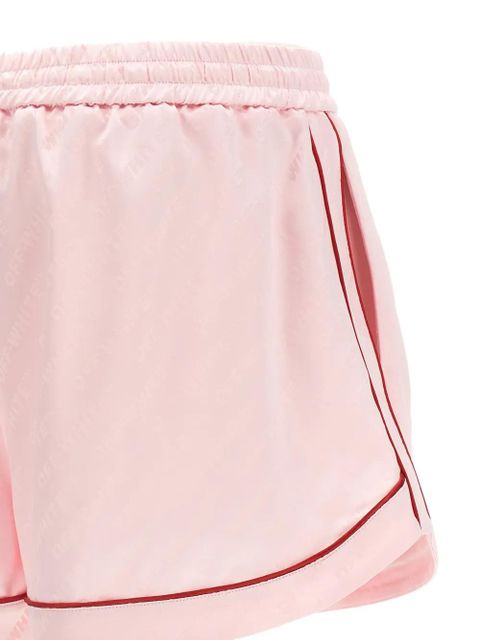 Off-White drawstring pyjama shorts - Pink