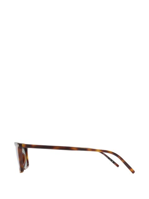 Saint Laurent Eyewear Betty Thin havana rectangle sunglasses - Brown - zdjęcie produktu nr 2