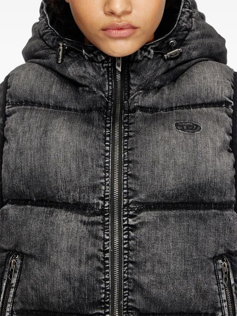 Diesel W-Hopper vest - Black