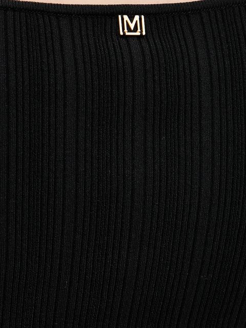 Marciano by Guess bluzka KATHLEEN damska kolor czarny gładka 5YGR02 5875Z