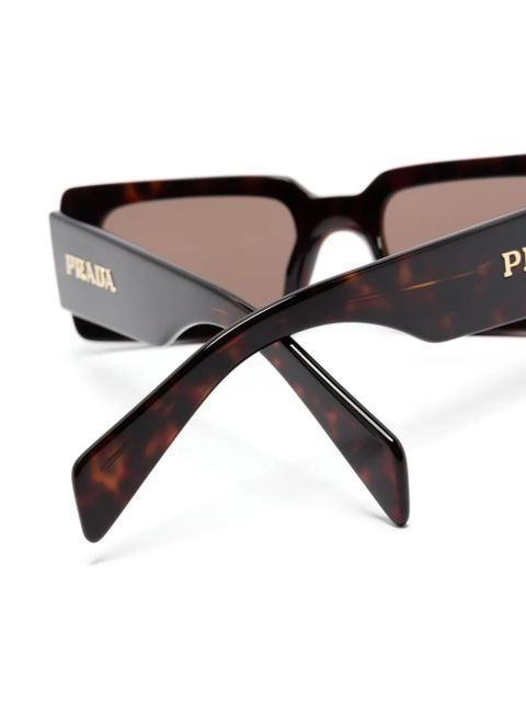 Prada Eyewear tortoiseshell rectangle-frame sunglasses - Brown