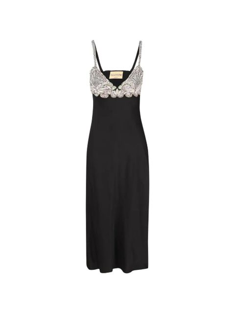 Valentino Garavani lace-embellished midi dress - Black - zdjęcie produktu nr 1