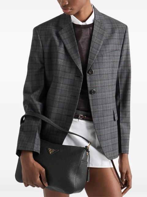 Prada leather shoulder bag - Black - zdjęcie produktu nr 2