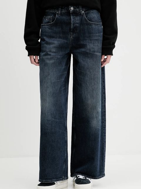 Tommy Jeans jeansy damskie kolor granatowy DW0DW21513 - zdjęcie produktu nr 1