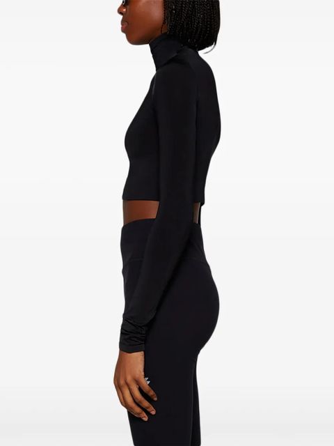 Balenciaga turtleneck cropped top - Black - zdjęcie produktu nr 2
