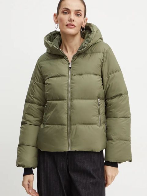 Silvian Heach kurtka STEUR damska kolor zielony zimowa GPA24048PI