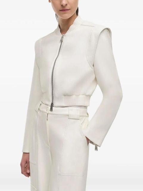 Simkhai Doreen long-sleeve jacket - Neutrals