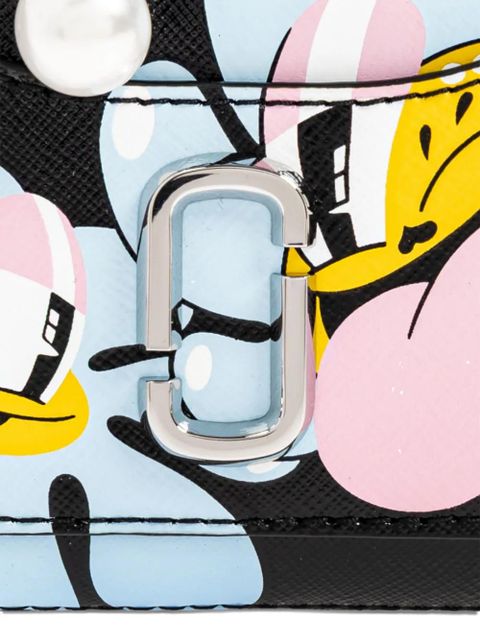 Marc Jacobs x Hattie Stewart flower-charm wallet - Black