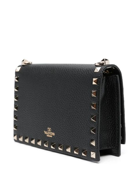 Valentino Garavani Rockstud leather crossbody bag - Black