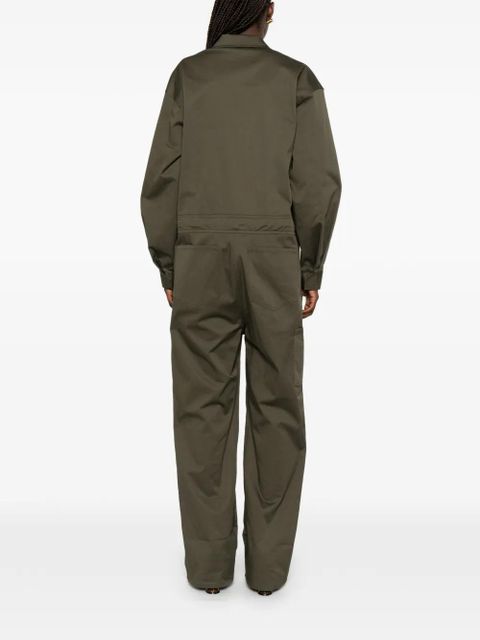 The Frankie Shop Ardea flap-pocket jumpsuit - Green